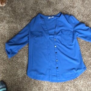 Periwinkle tunic top
